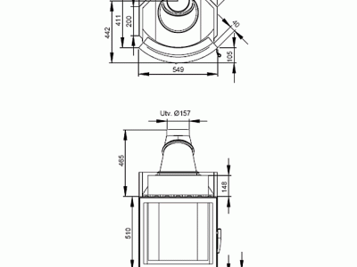 Каминные топки Nordpeis N-24