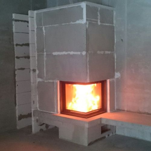 Двухсторонняя топка Brunner 57/52/52 с подъемом вверх