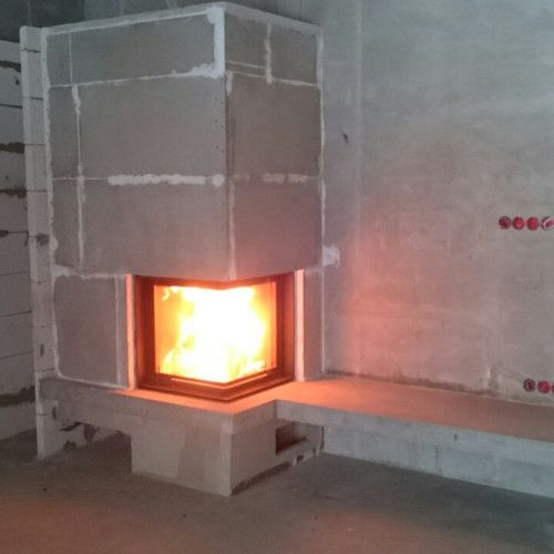 Двухсторонняя топка Brunner 57/52/52 с подъемом вверх