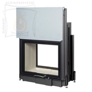 80x64 SII – сквозная топка, подъёмный механизм, плоское стекло