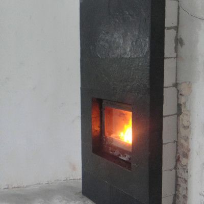 Камин пристенный