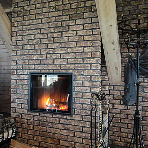 Камин пристенный