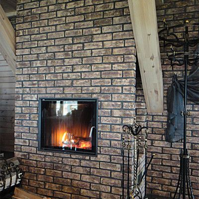 Камин пристенный