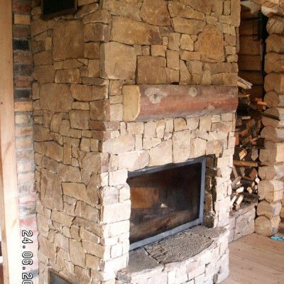 Камин пристенный