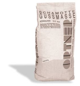 Шамотная смесь для создания  цельных элементов SCHAMOTTE GUSSMASSE