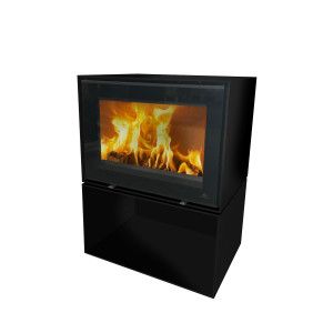 Zeta Freestanding Black