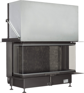 Панорамный камин 51/25/101/25 anthrazit