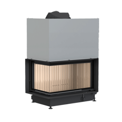 Архитектурный камин с угловой топкой 45/82/48, левый угол