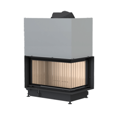 Архитектурный камин с угловой топкой 45/82/48, правый угол