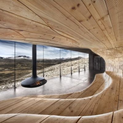 Наблюдательный павильон в Норвегии