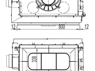 80x64 S подъёмный механизм, плоское стекло