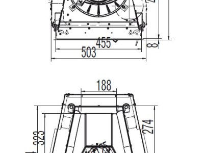 45x57 K распашная дверца, плоское стекло