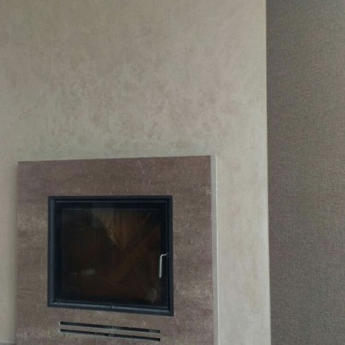 Камин с прямым стеклом и горизонтальным открытием Brunner 57/67