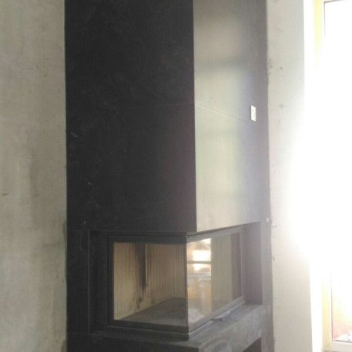 Камин угловой с топкой Piazzetta