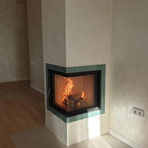 Камин пристенный угловой Brunner 52/5757